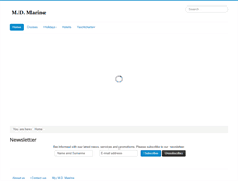 Tablet Screenshot of mdmarine-group.com